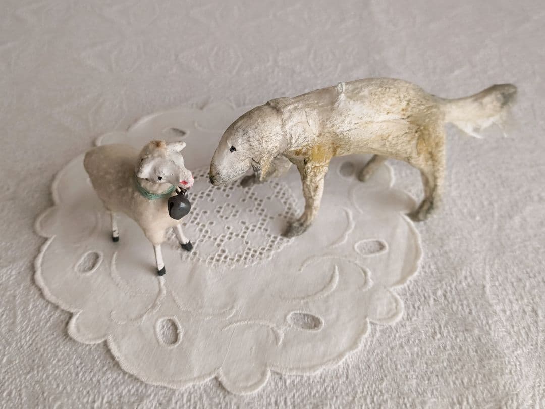 【✳︎toto✳︎さま】animal figure ❀ パピエマシェのワンちゃん