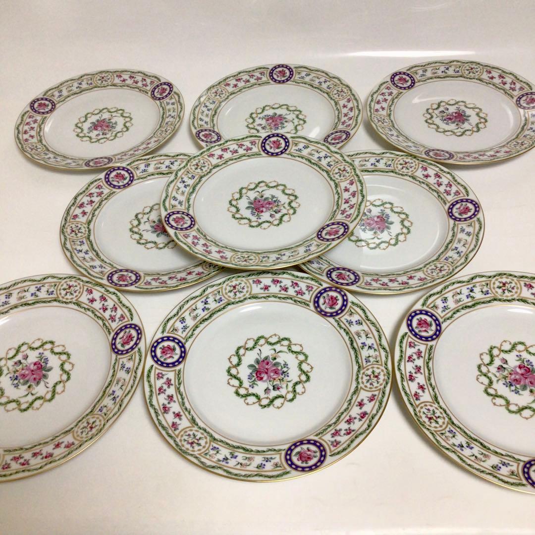 アビランド リモージュ ルーブシエンヌ　デザートプレート　9枚セット　皿