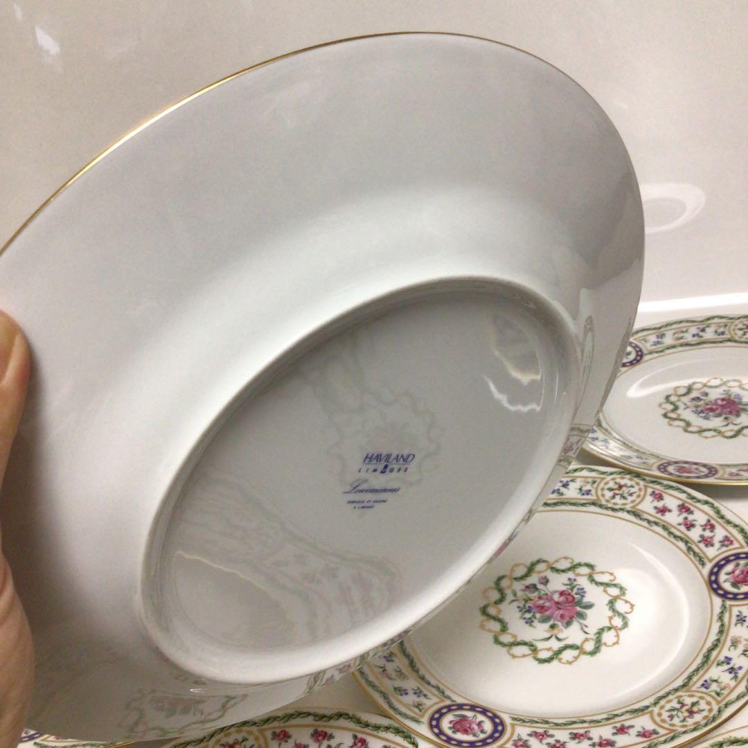 アビランド リモージュ ルーブシエンヌ　デザートプレート　9枚セット　皿