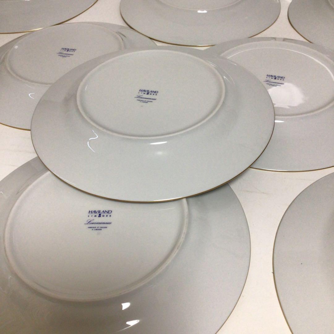 アビランド リモージュ ルーブシエンヌ　デザートプレート　9枚セット　皿