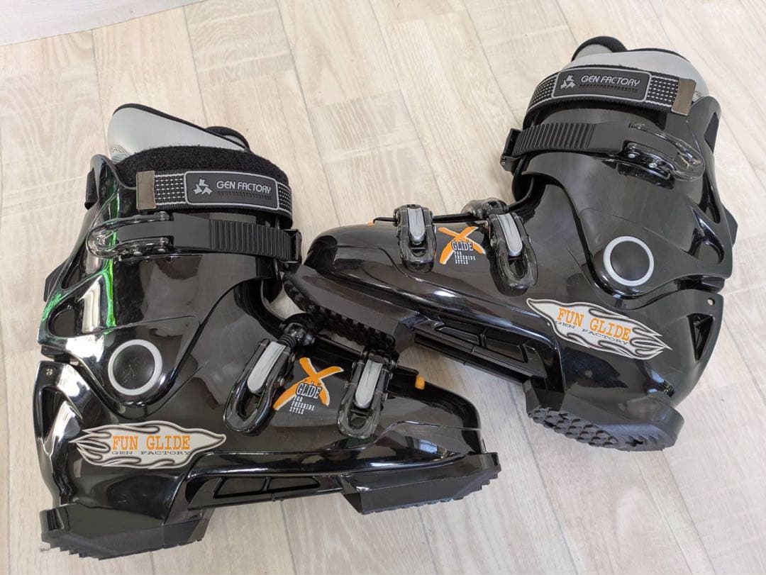 ショートスキーセット　ニシザワ X-RAy 90cm、ブーツ 27/27.5