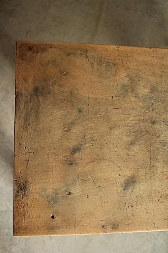 明治期　味のある木製のテーブル