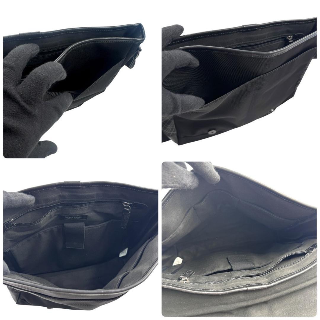 バーバリー　ブラックレーベル　ショルダーバッグ　メッセンジャーバッグ　ブラック