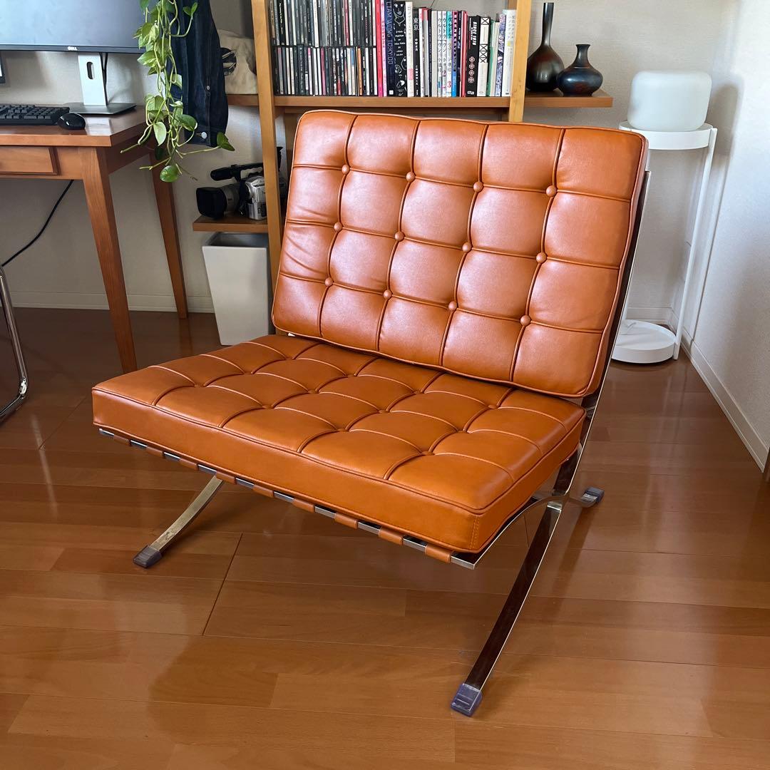 バルセロナチェア ブラウン