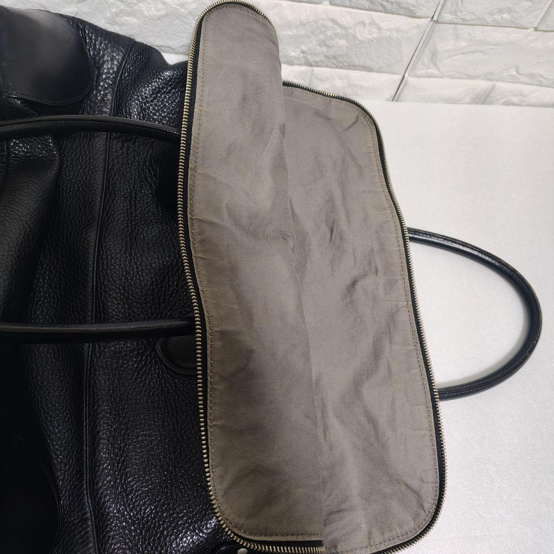 ganzo fico レザートートバッグ ブラック