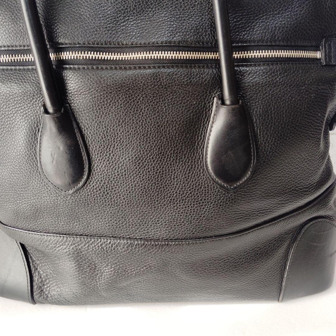 ganzo fico レザートートバッグ ブラック