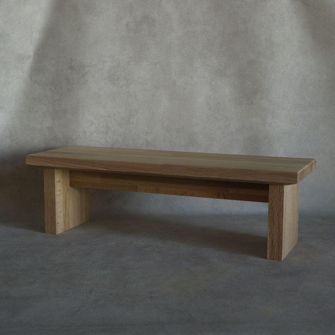 小さな踏み台　ナラ材　家具