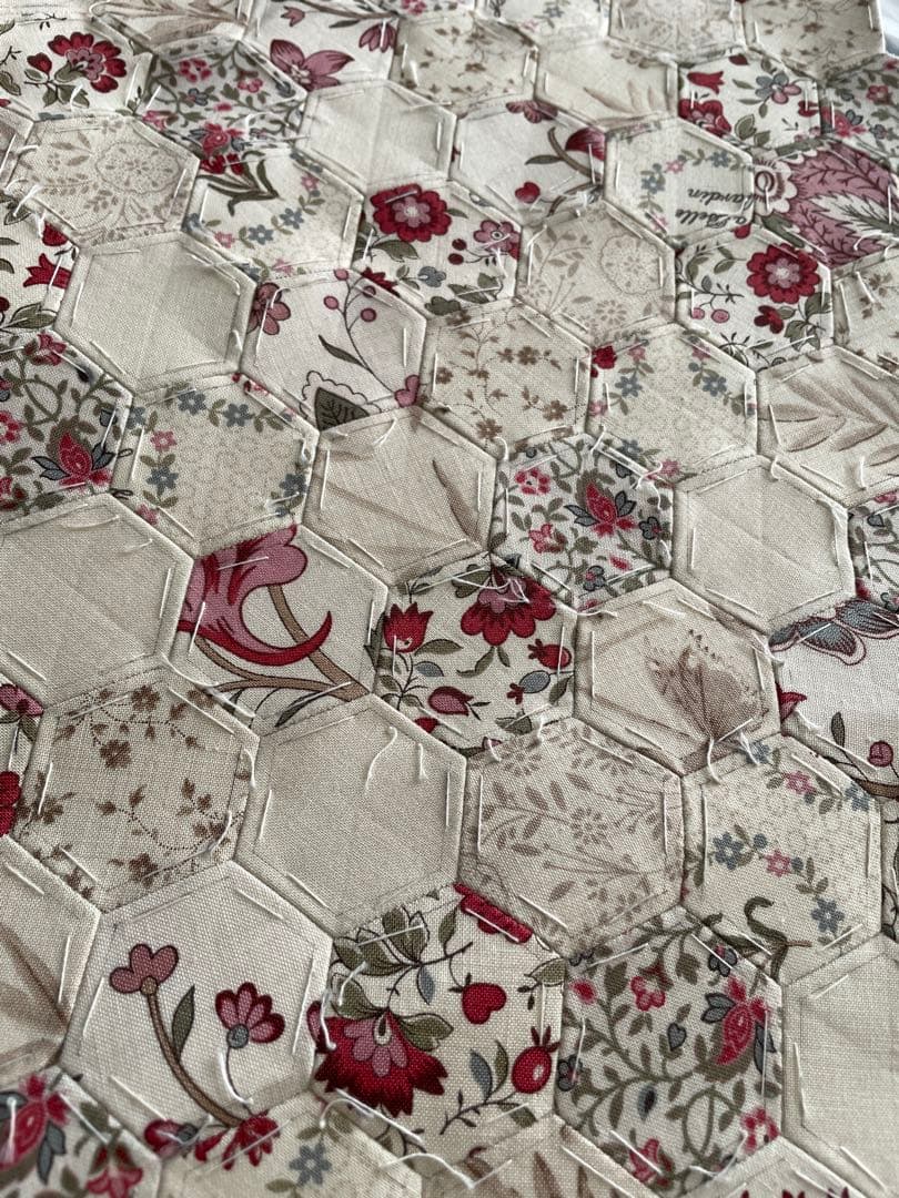 (473)こうの早苗のパッチワークキルト講座 製作途中