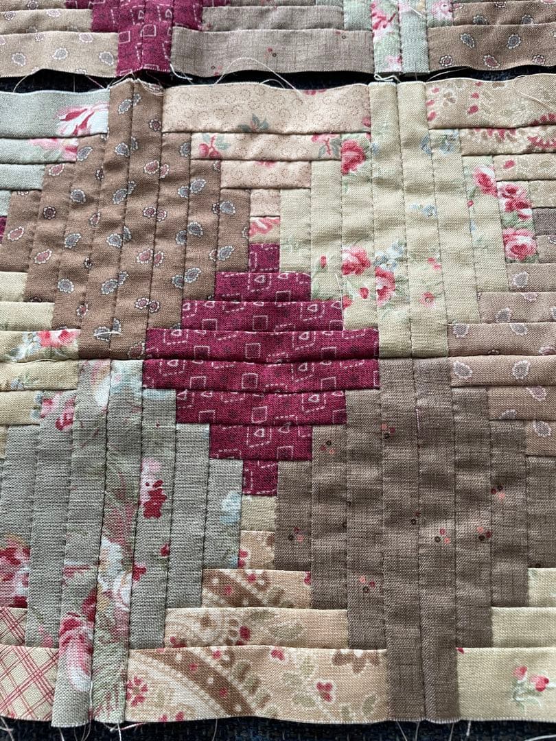 (473)こうの早苗のパッチワークキルト講座 製作途中