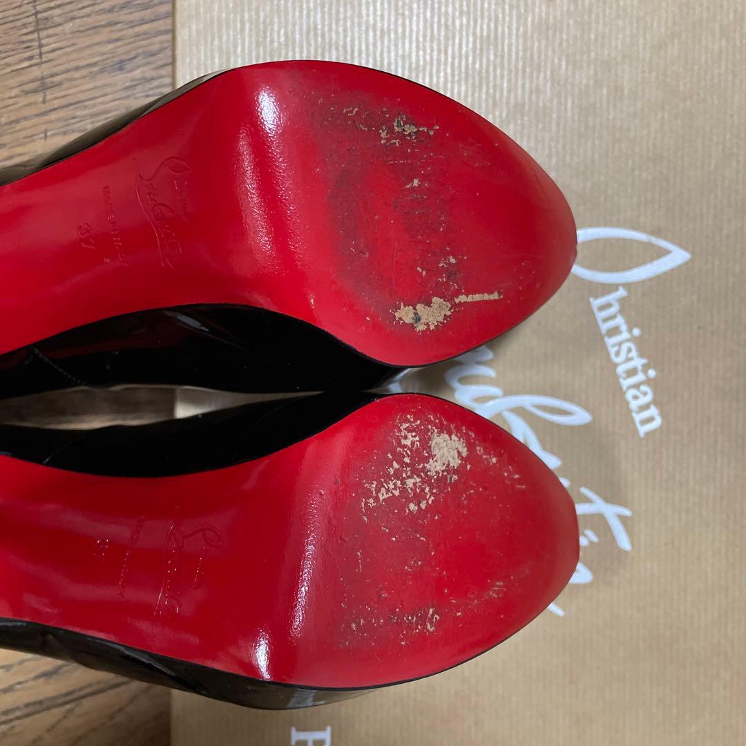Christian Louboutin 黒　ハイヒール　37