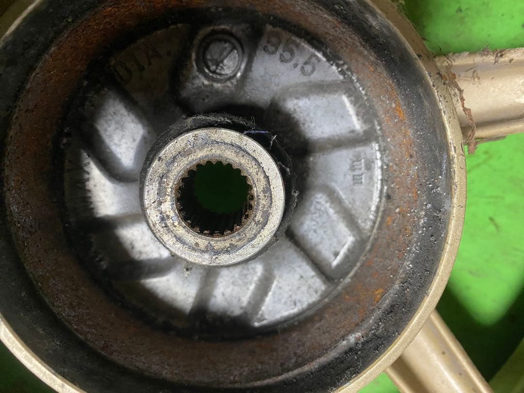 ライブディオzx af35 純正金前後ホイールタイヤ付き