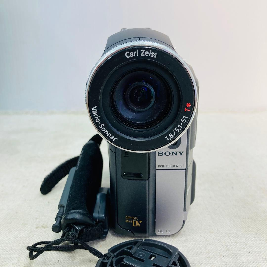 通電確認済 SONY 箱有 ソニー ビデオカメラ DCR-PC300 て10