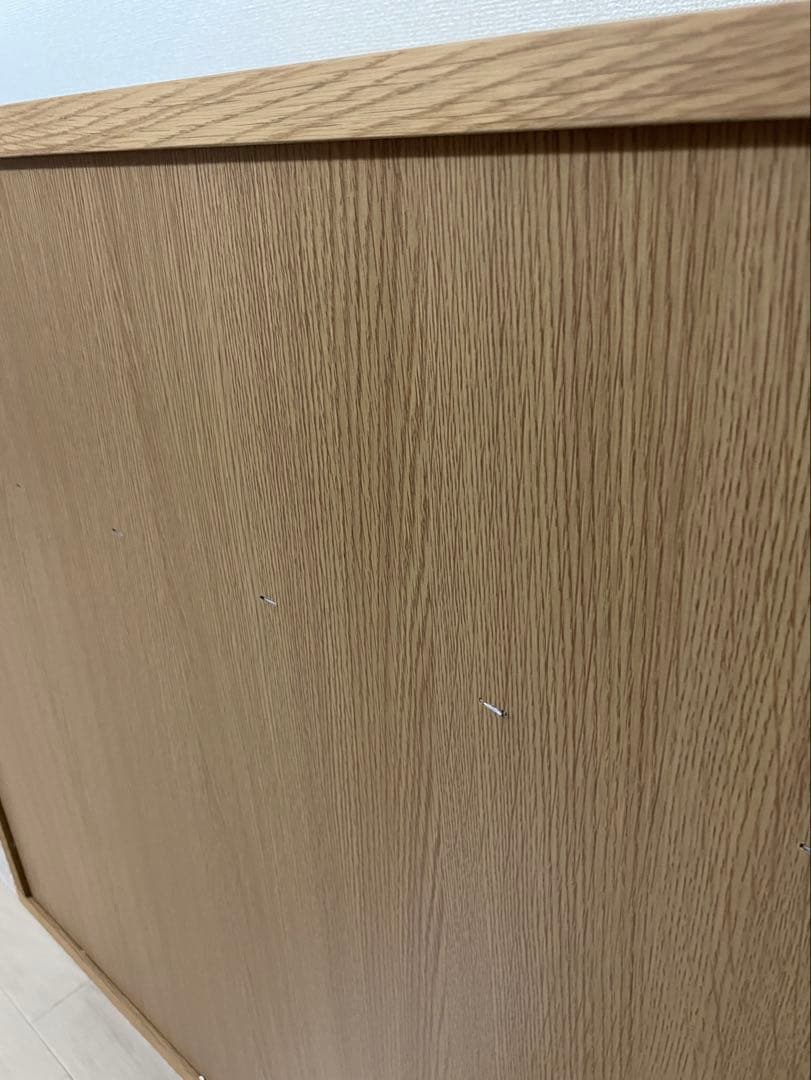 無印良品　オーク材・キャビネット大　サイドボード　廃盤　幅1200mm