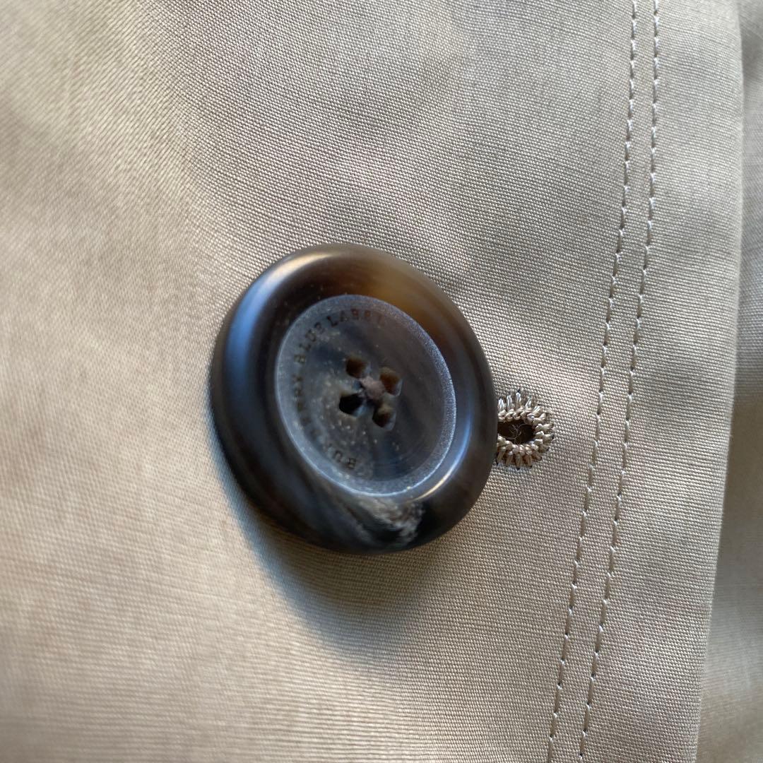 バーバリーブルーレーベル　トレンチコート　ベルト　リボン　ホースロゴ　M 撥水