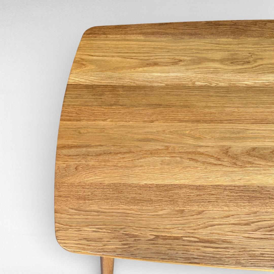 美品 UNICO SOLK ダイニングテーブル W160 オーク 天然木 ウニコ