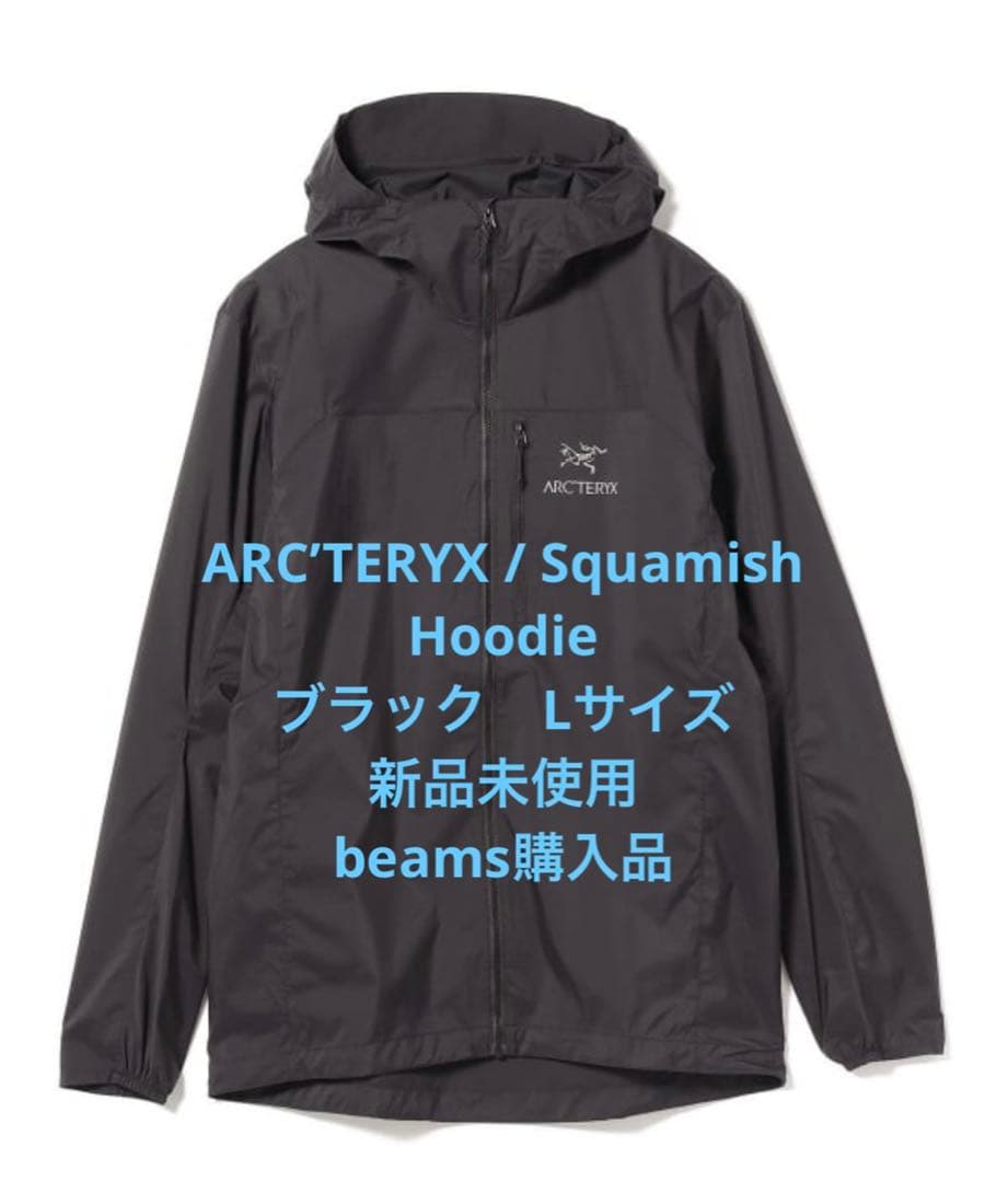 ARC’TERYX / Squamish Hoodie Lサイズ　ブラック