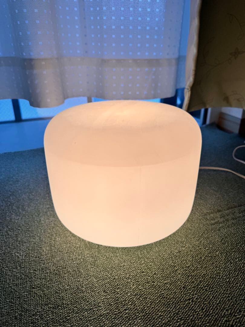 美品　廃盤 MUJI 無印良品 床置きライト 大｜フロストガラス