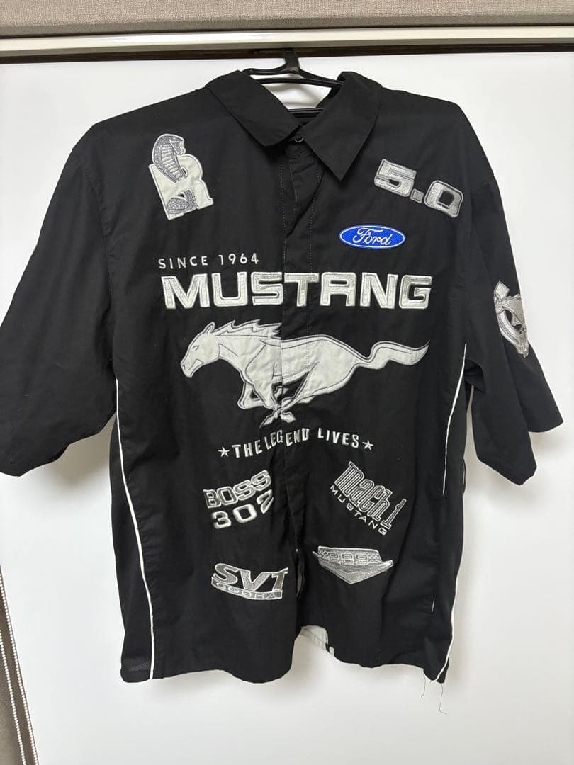 【80s】JHDesign Ford フォード レーシングシャツ刺繍・ワッペン