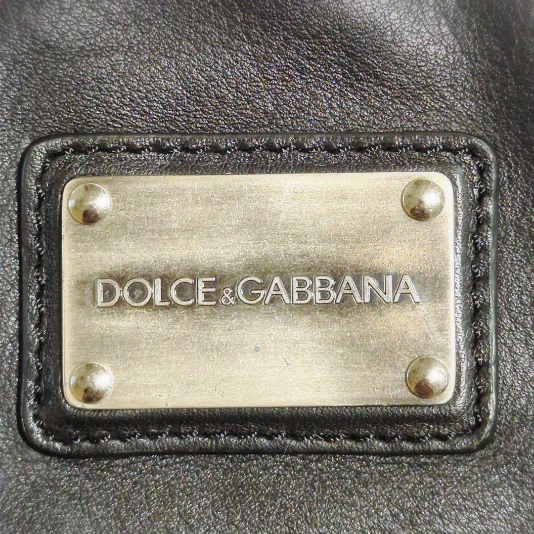 美品　ドルチェ&ガッバーナ　本革レザー　2wayトートバッグ ブラック
