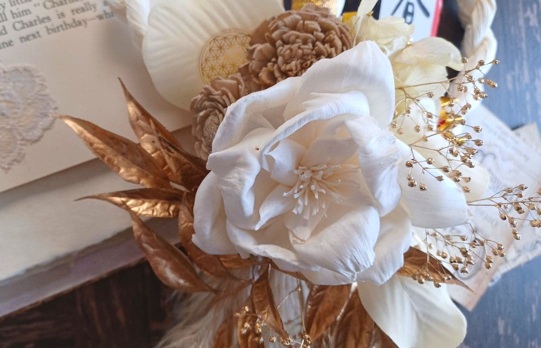 しめ縄飾り  2023  お正月  右側1点