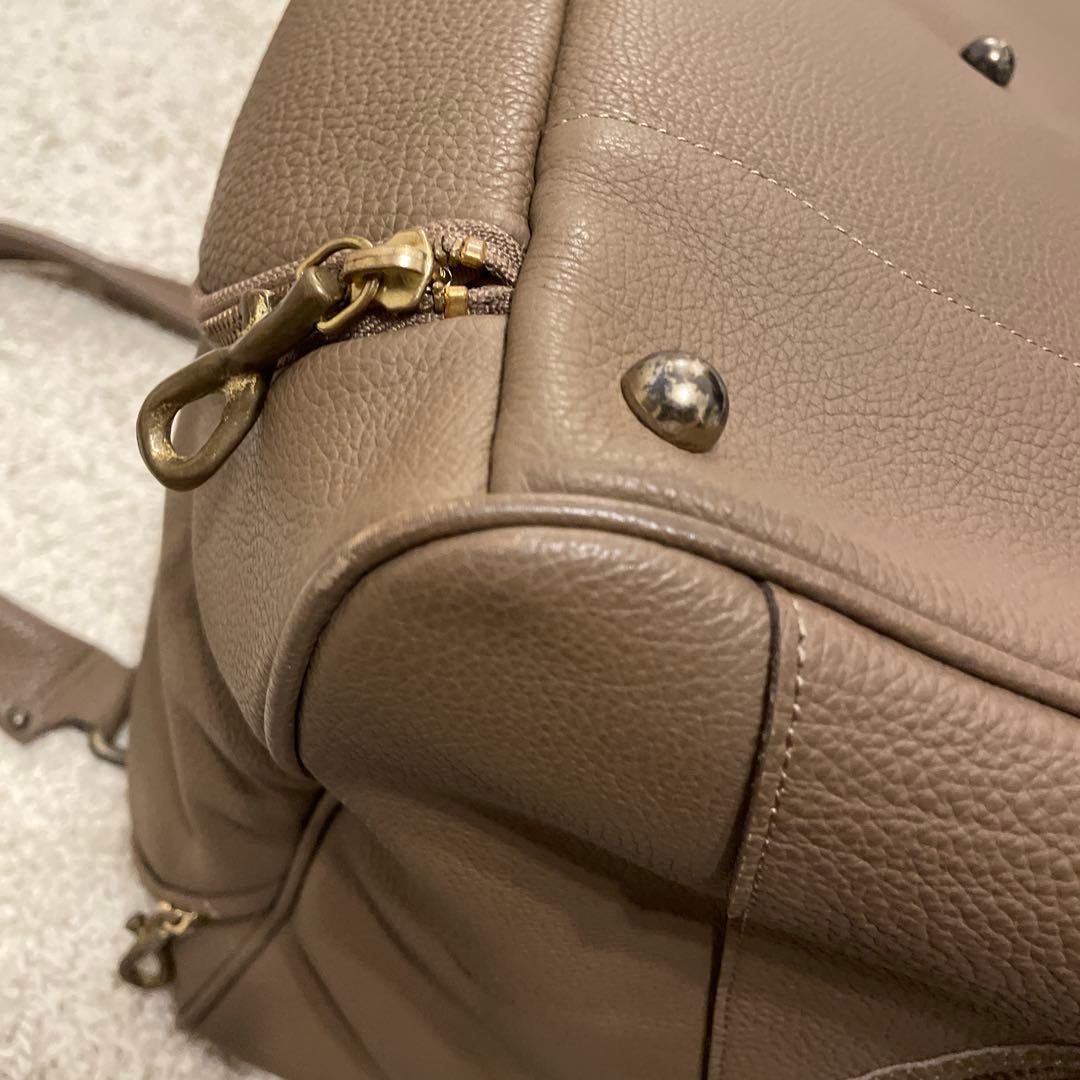 Magnu ボストンバック　Magnu美品 エルメスで使用されてる革