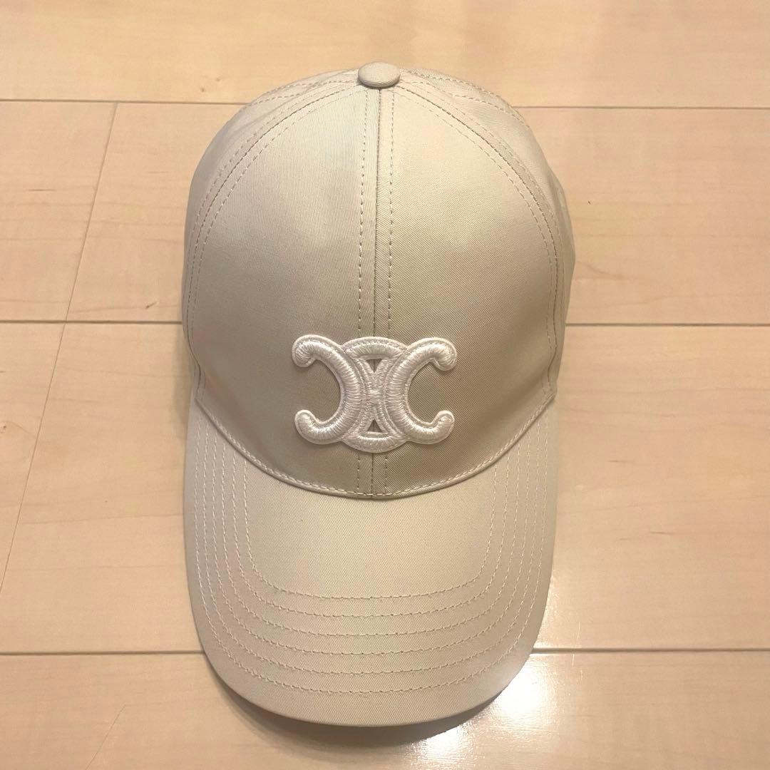 CELINE ベースボールキャップ バニラ キャップ