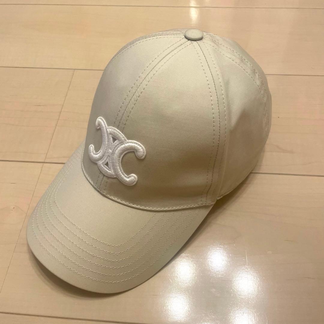CELINE ベースボールキャップ バニラ キャップ