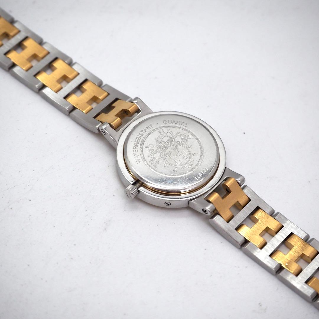 専用112 HERMES 時計　ケース付き　レディース　クリッパー　コンビデイト