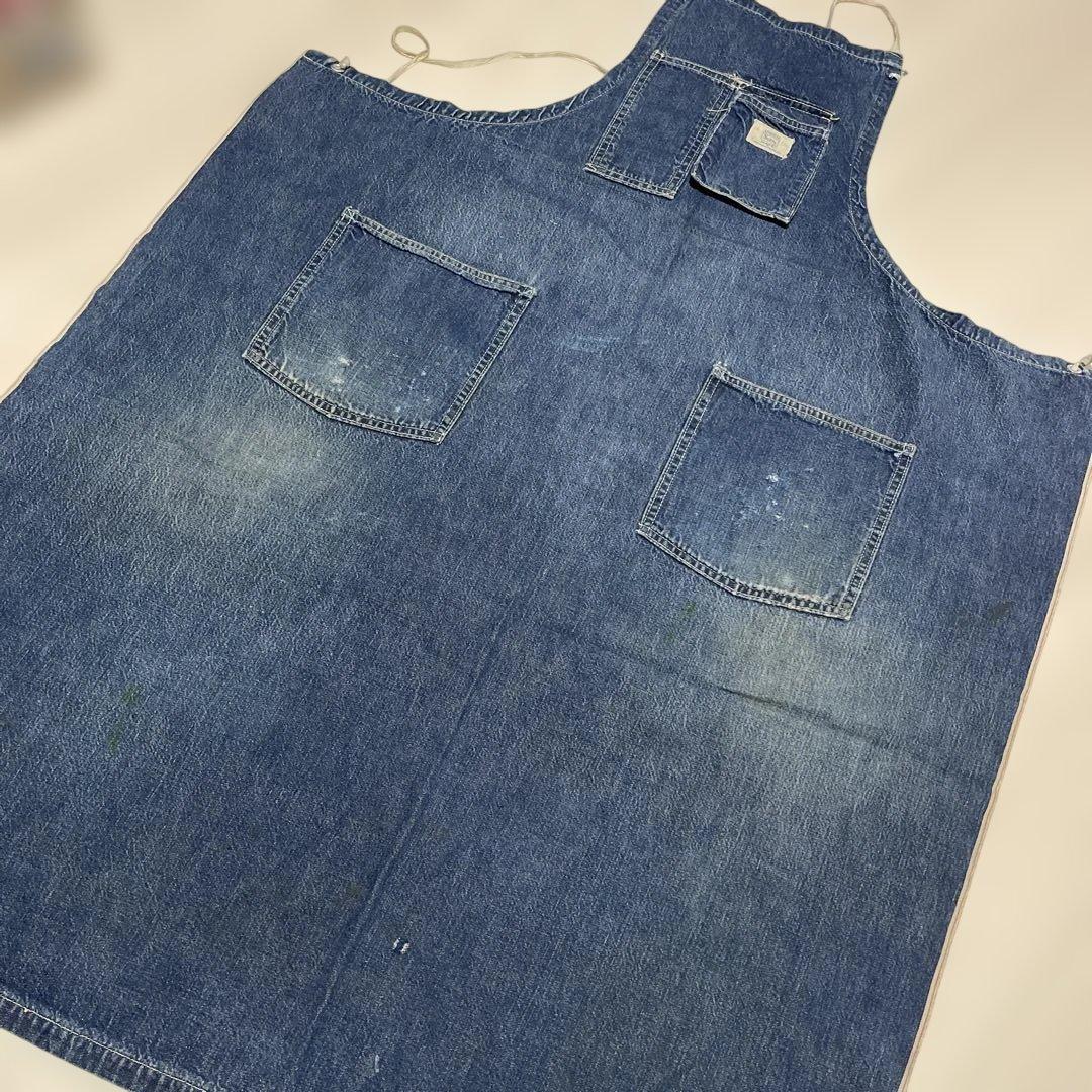 used 60’s Searsデニムエプロン UNION MADEビンテージ