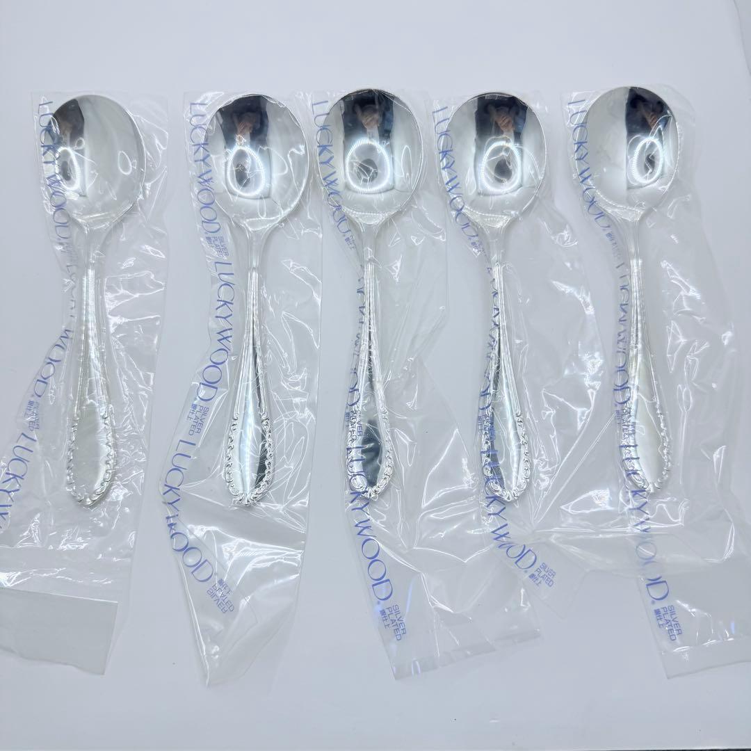 ラッキーウッド 18-12 フォーク スプーン ナイフ 32本セット