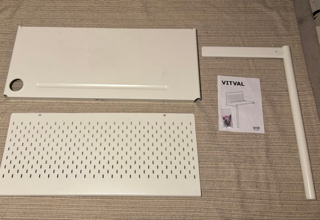 【送料込み】IKEA ロフトベッド・デスク付き　VITVAL
