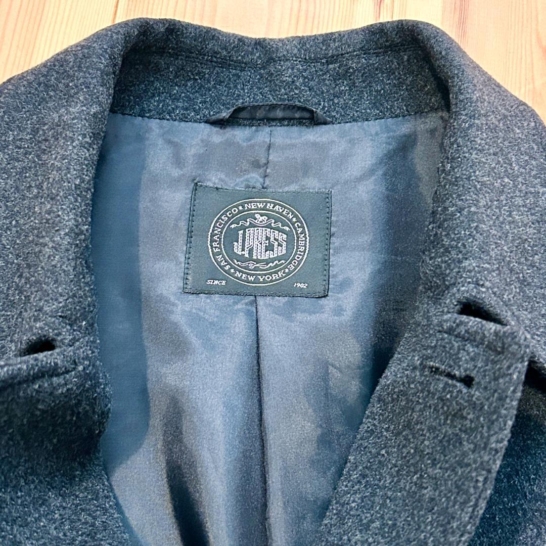 J.PRESS ジェイプレス　ステンカラーコート　ブラック系　Mサイズ