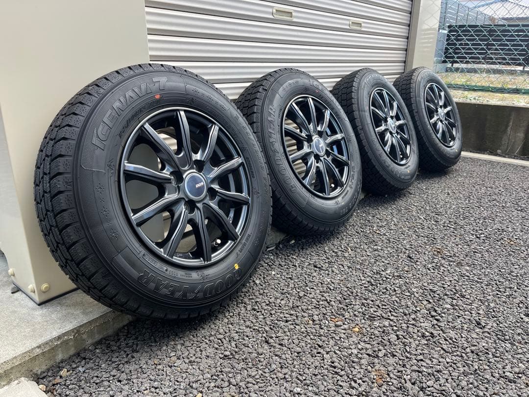 13インチスタッドレス　極美品　155/80/R13 軽自動車