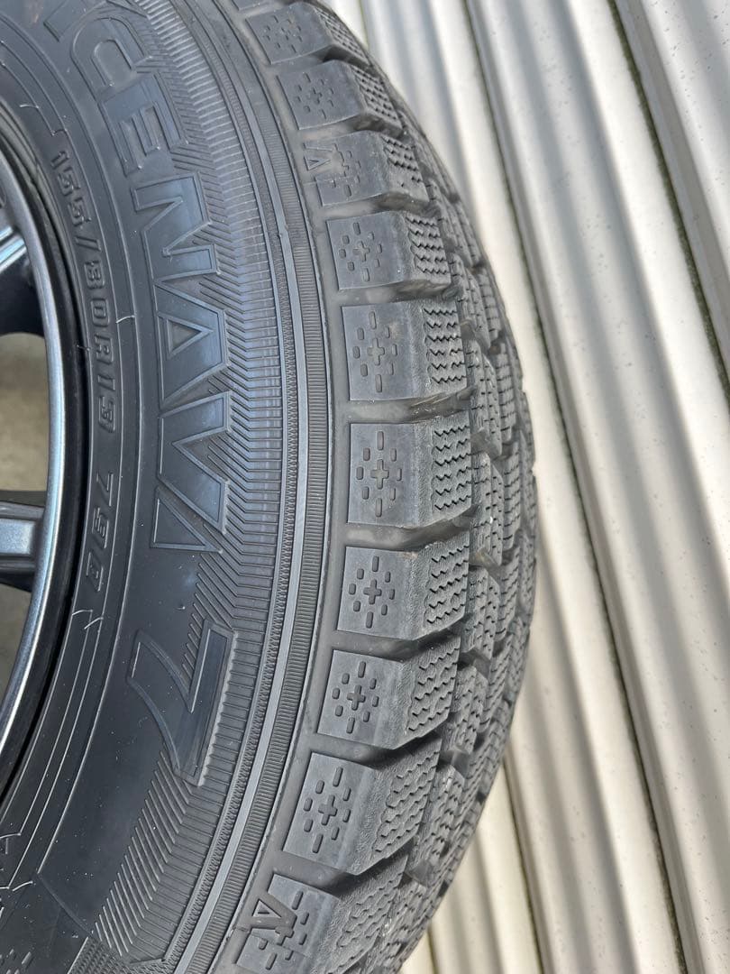 13インチスタッドレス　極美品　155/80/R13 軽自動車