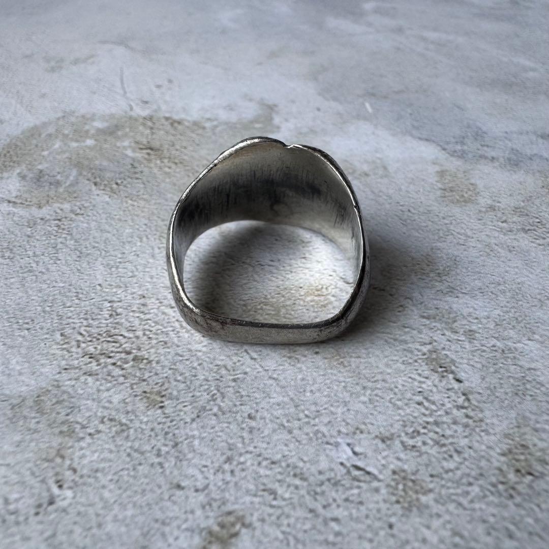 ヴィンテージ US ARMY マニラリング シルバー925 19号 USA製