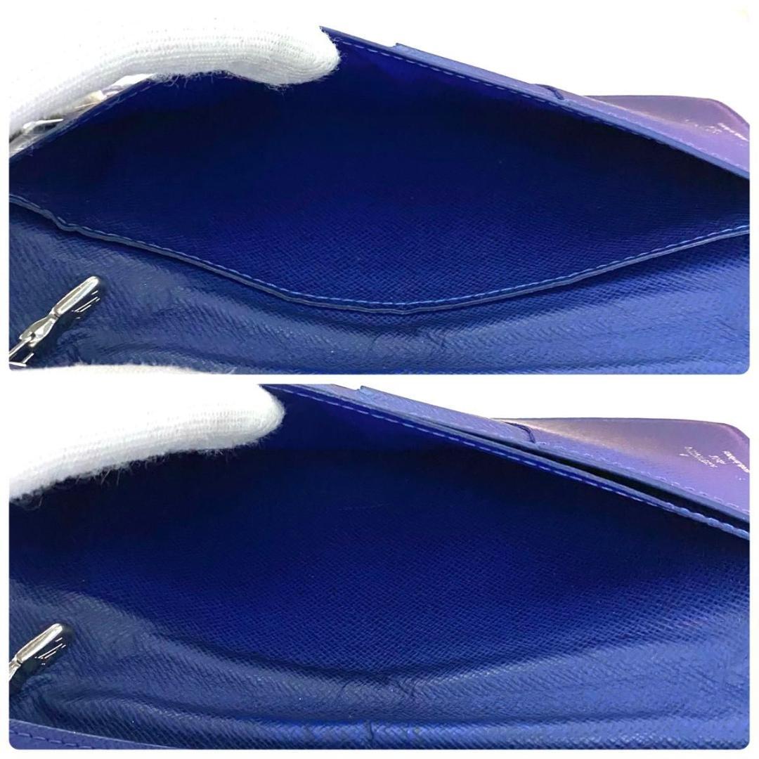 ルイ ヴィトン◎ポルトフォイユ ブラザ モノグラム ダイガラマ 青 ブルー 財布