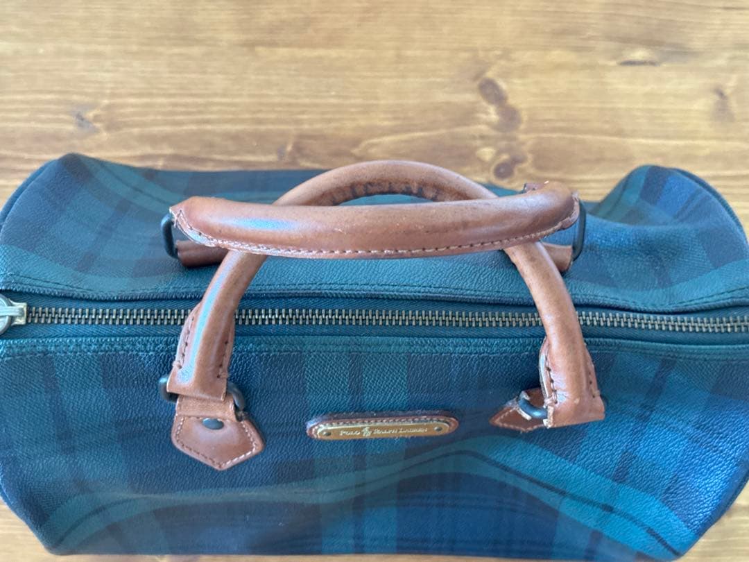 Polo Ralph Lauren タータンチェック ボストンバッグ