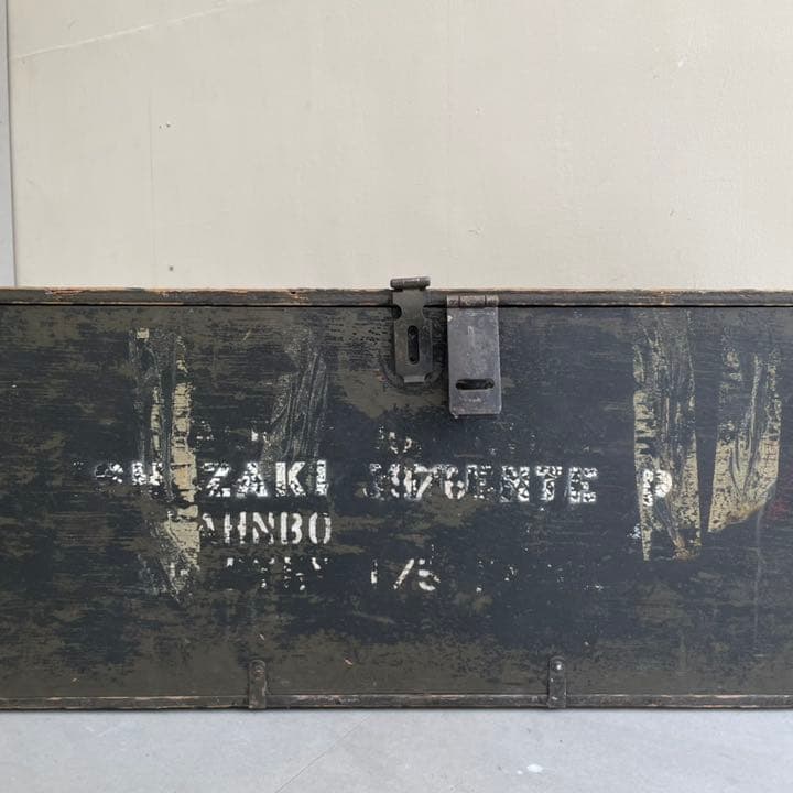 米軍実物USウッドボックス木箱ステンシル入りヴィンテージ