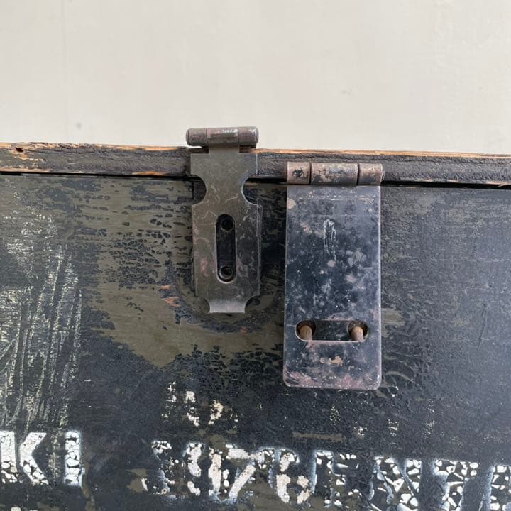 米軍実物USウッドボックス木箱ステンシル入りヴィンテージ