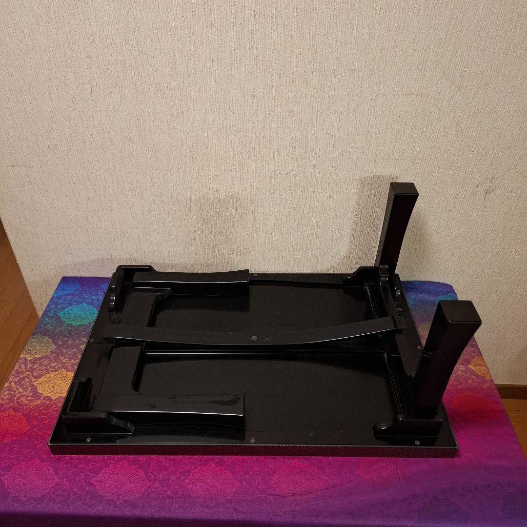 和風 木製座卓 金色装飾付き 折り畳みテーブル　 長手二月堂 宴会 旅館 法事