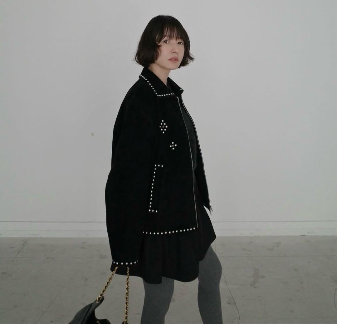 CLANE SUEDE STUDS BLOUSON サイズ2
