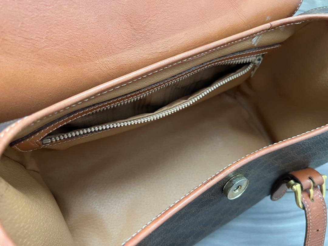 セリーヌ　レザー ミニボストンバッグ