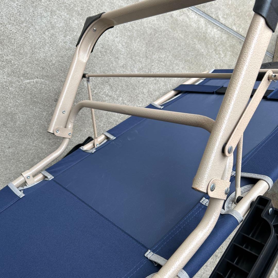 アウトドアチェア　２脚　キャンプ　リクライニング　フルフラットベット　ベンチ