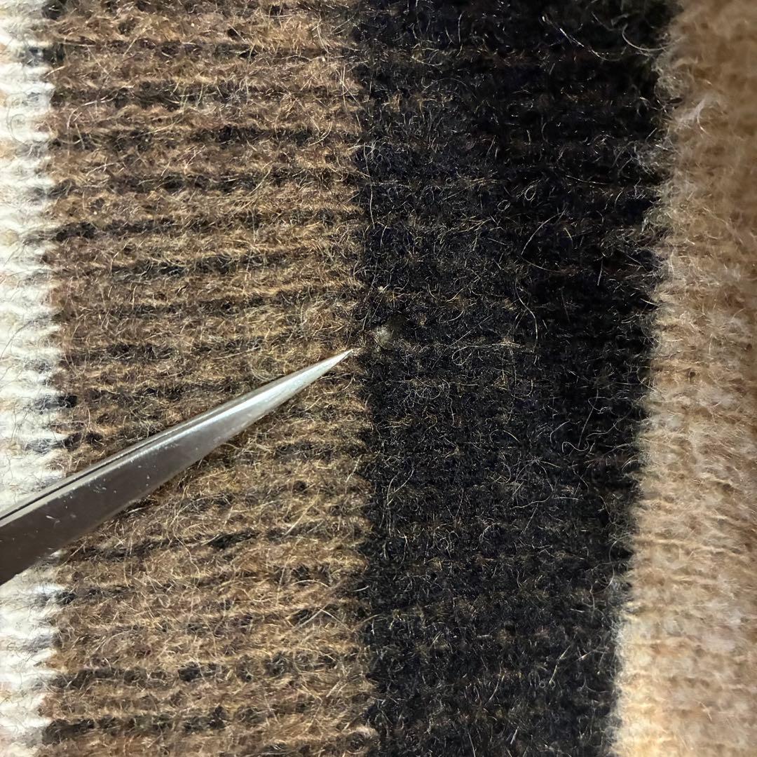 【ヴィンテージ】バークレイ　60s 鷲ボタン　モヘアカーディガン　XL