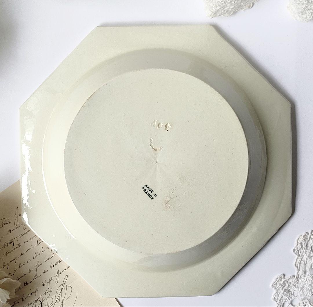 希少　美品　クレイユモントロー　オクトゴナル　フランスアンティーク