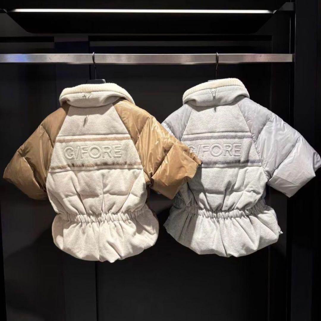 G/FORE ショート丈ダウンジャケット ブラウン