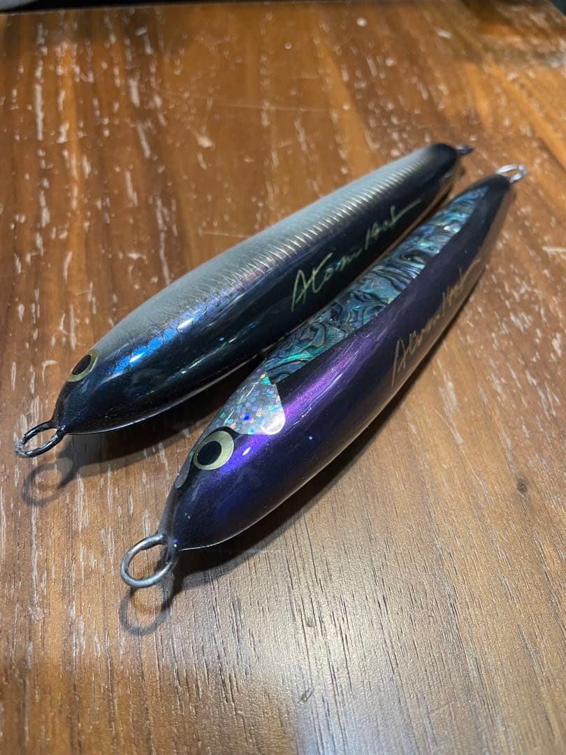 atom140f ウッド製ダイビングペンシル