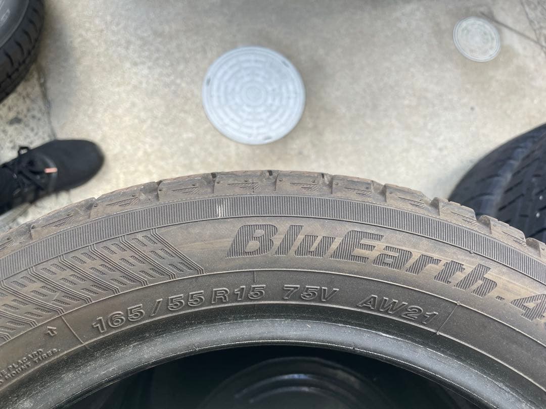 オールシーズンタイヤ ヨコハマBluEarth 4SAW21 165/55R15