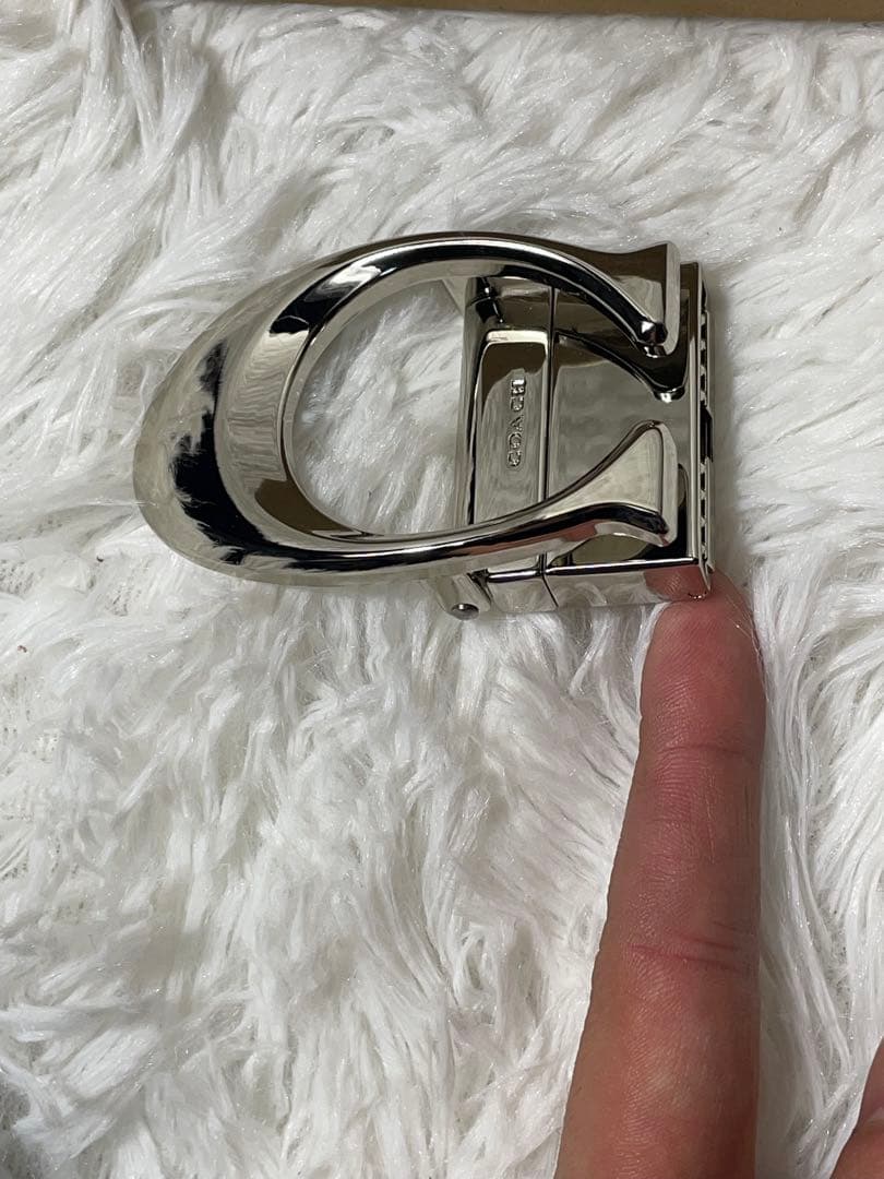 COACH コーチ　リバーシブル 本革　レザーベルト シグネチャー