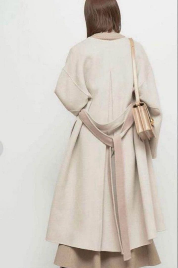 FRAY I.D カシミヤ混BALLIリバーコート IVR サイズ0